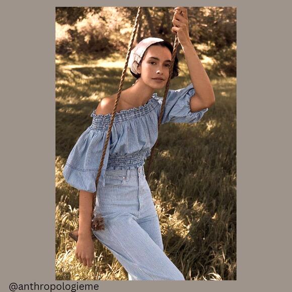 Anthropologie Porridge Ruby Off-The-Shoulder Pullover - New - XL - Picture 1 of 6